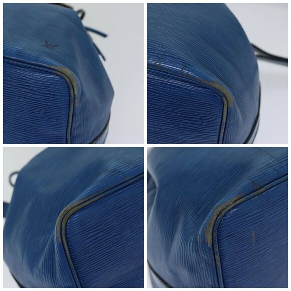 LOUIS VUITTON Epi Noe Shoulder Bag Toledo Blue LV Auth - Picture 15 of 16